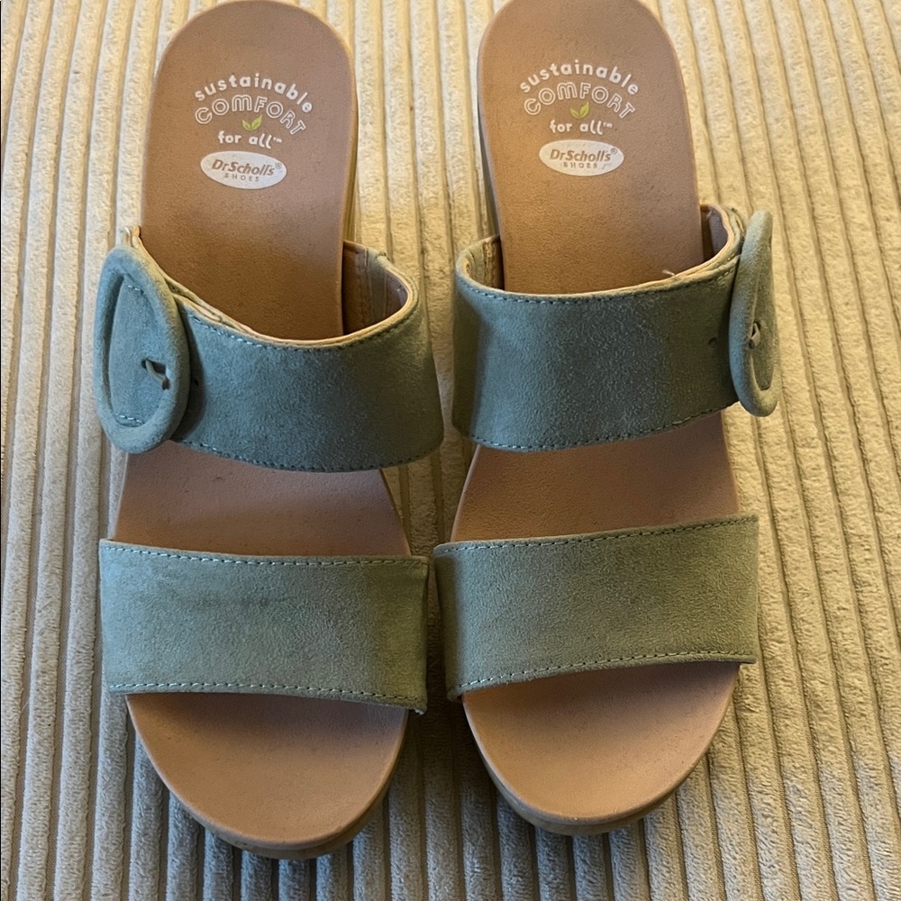 Dr. Scholl's Sustainable Comfort Sage Green Women's Clogs